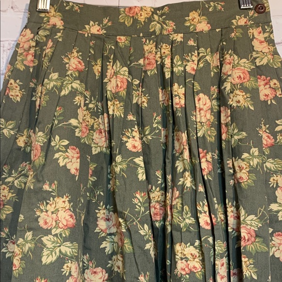 Vintage Ralph Lauren Country Dry Goods Prairie Cottagecore Floral Skirt Size 6 - Picture 6 of 7